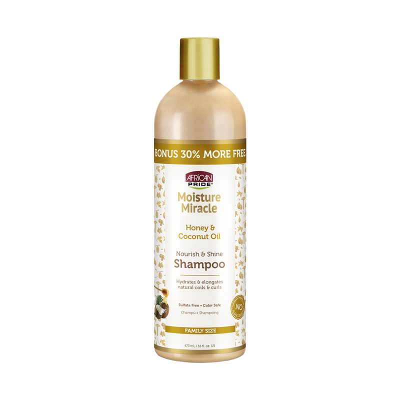 Moisture Shampoo front packaging