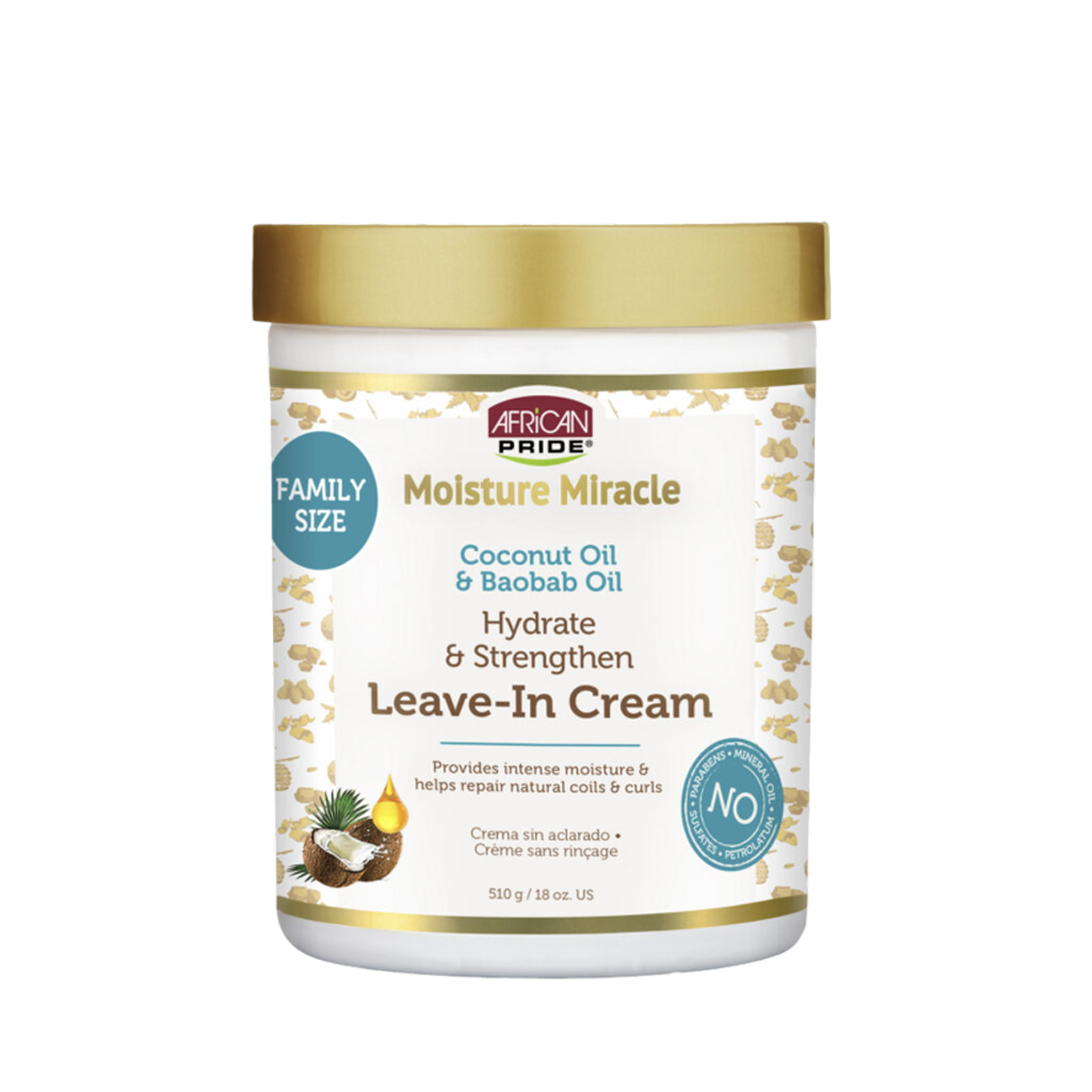 Coconut Oil & Baobab Oil Leave-In Cream, 18oz