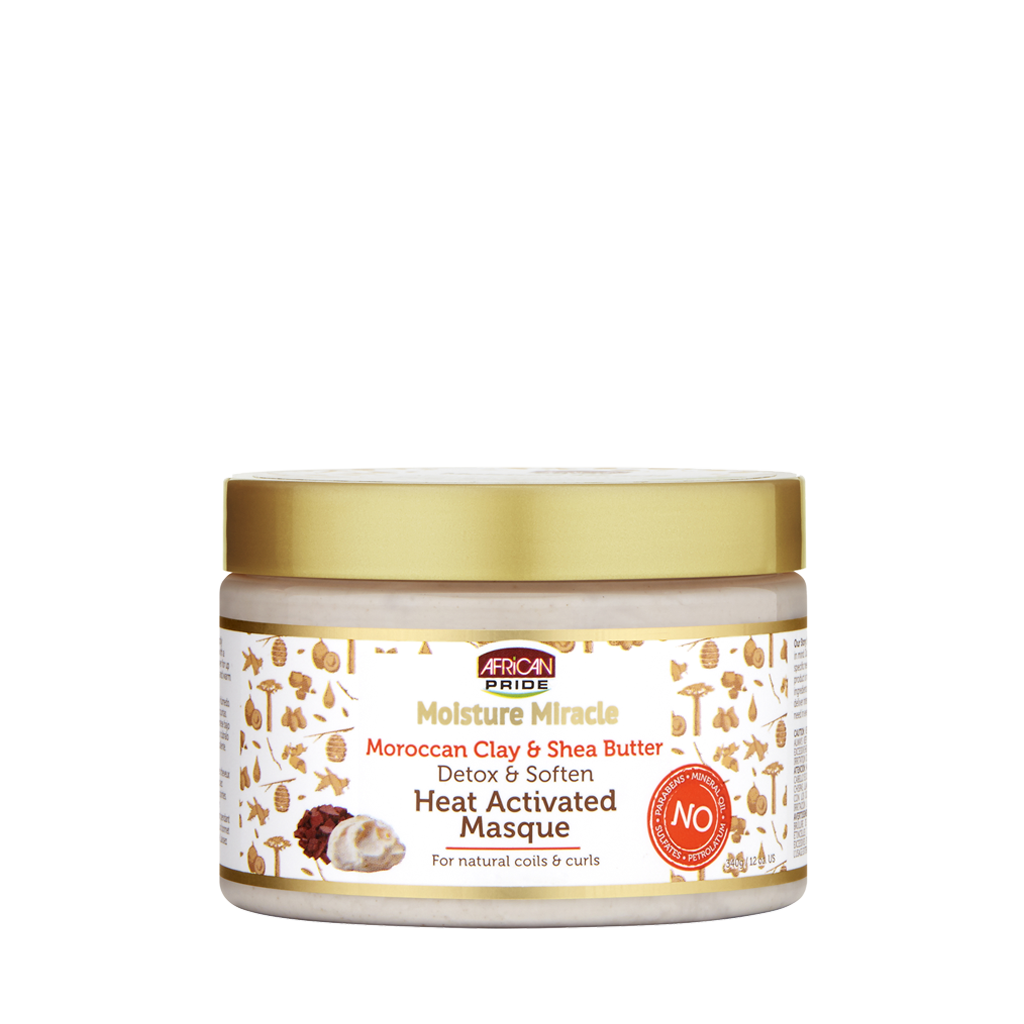 Moroccan Clay & Shea Butter Heat Activated Masque