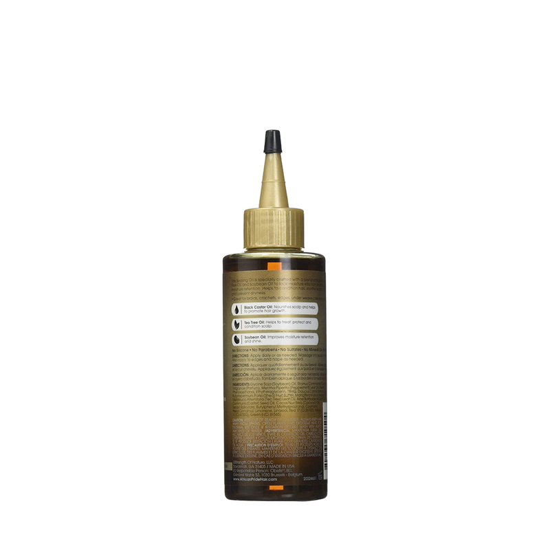 Hair and Scalp Sealing Oil back packaging