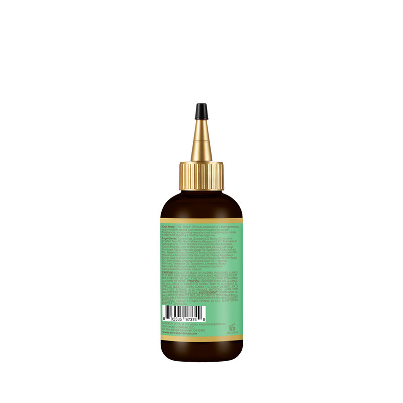 Peppermint Rosemary Oil back packaging