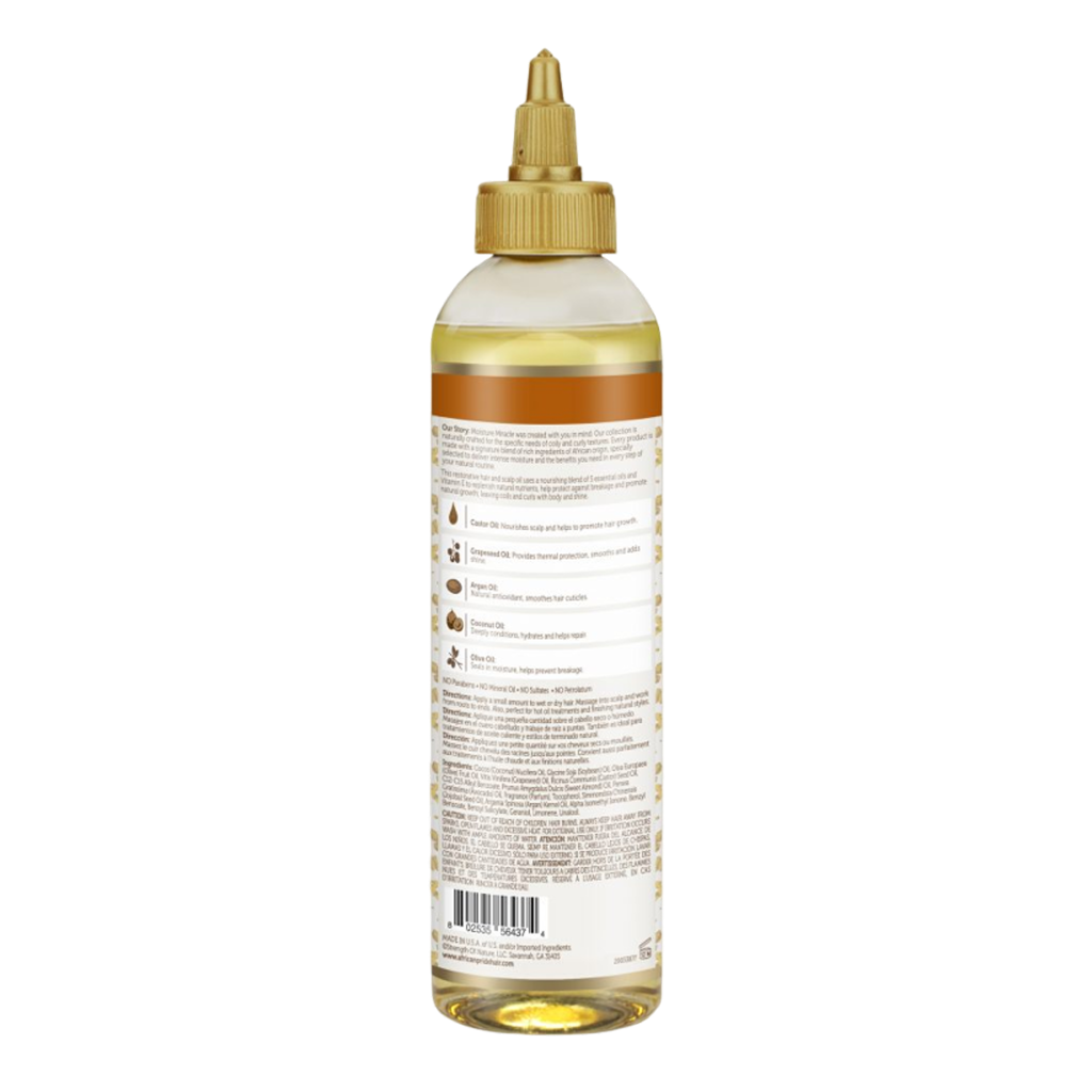 Castor, Grapeseed, Argan, Coconut & Olive 5 Essential Oils, 8oz