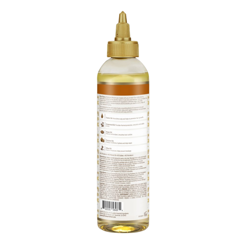 Castor, Grapeseed, Argan, Coconut & Olive 5 Essential Oils, 8oz