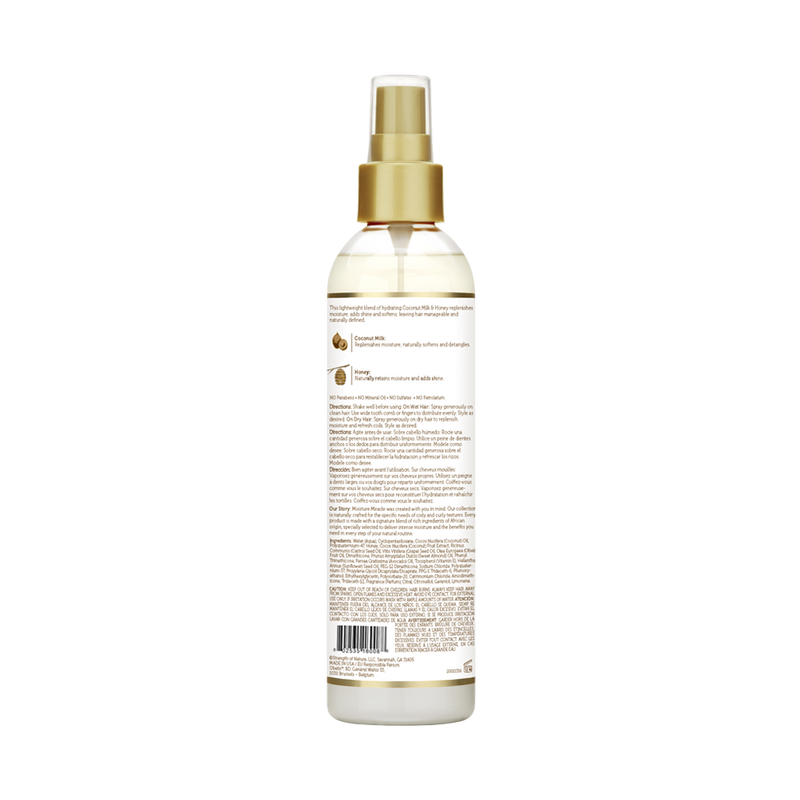Leave in Conditioner back packaging
