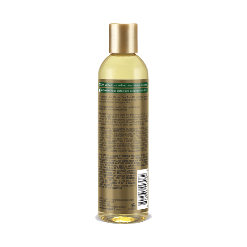 Growth Oil back packaging