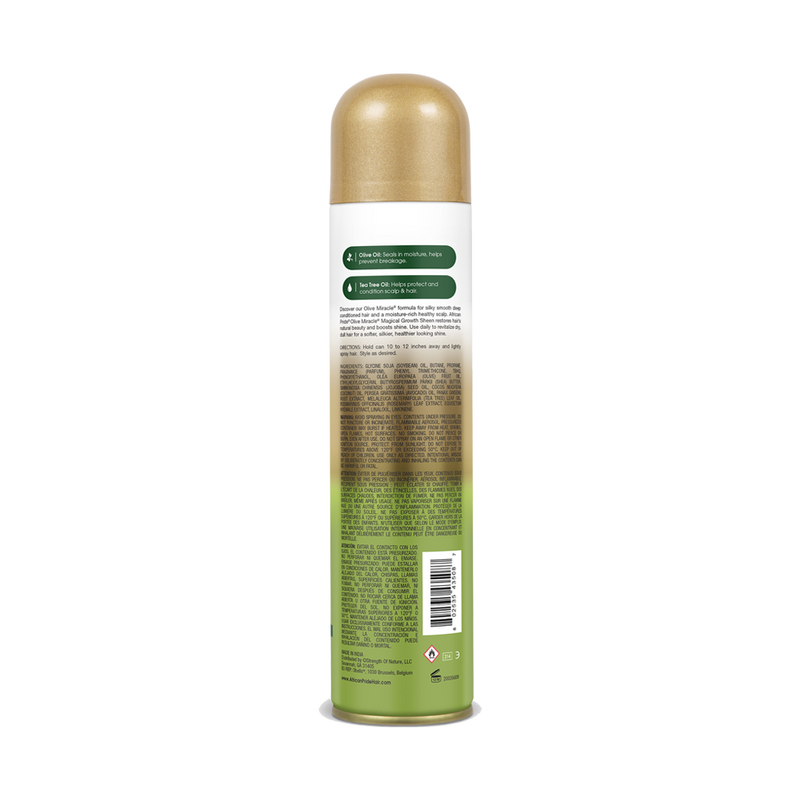 Growth Sheen back packaging