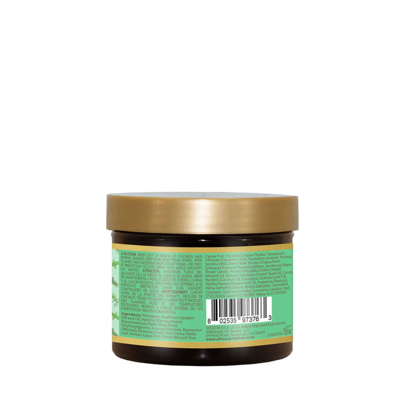 Peppermint Rosemary Balm back packaging