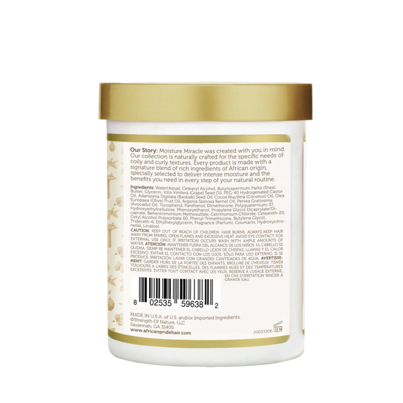 Coconut Oil & Baobab Oil Leave-In Cream, 18oz