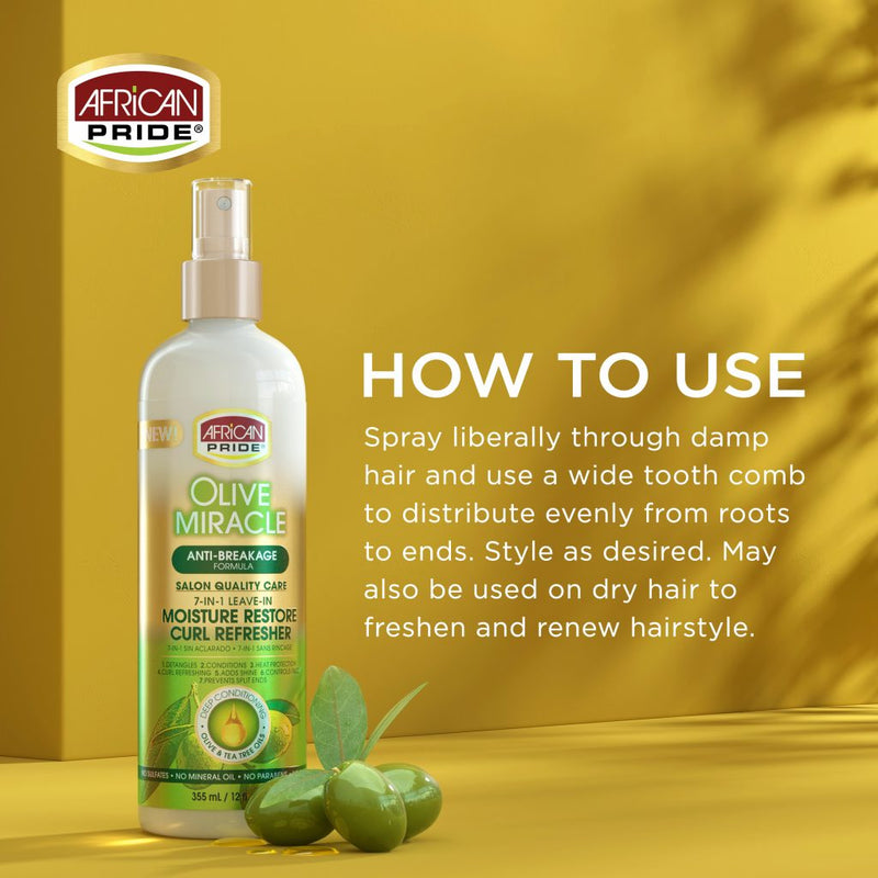 How to use Moisture Restore Curl Refresher 12 Fl Oz