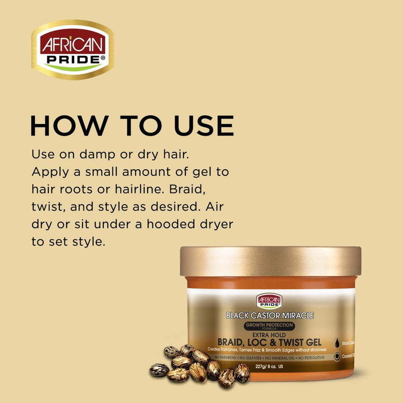How to use Braid LOC and Twist Gel 3 Packs