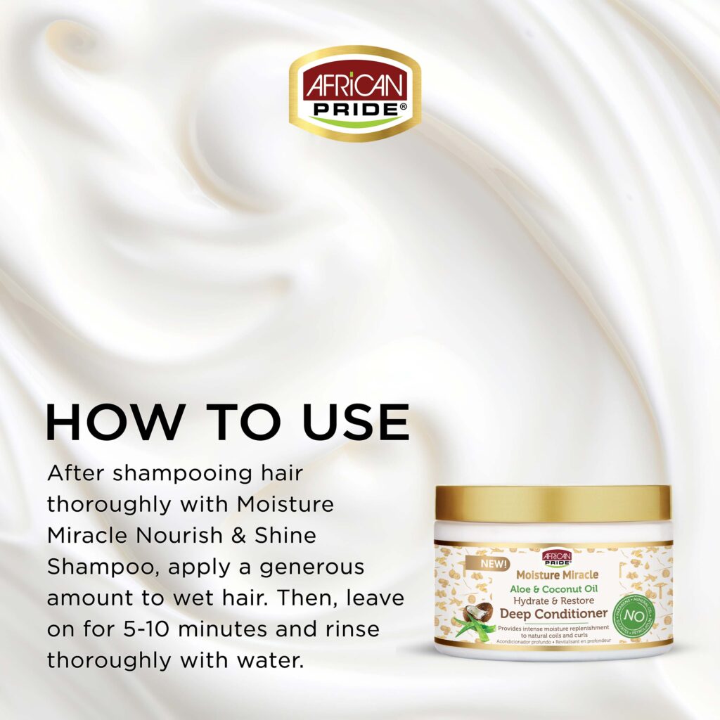How to use Aloe Coconut Oil Deep Conditioner 12 Oz