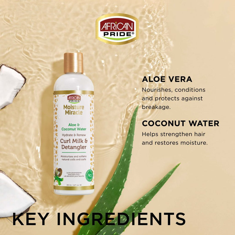 Curl Detangler ingredients label