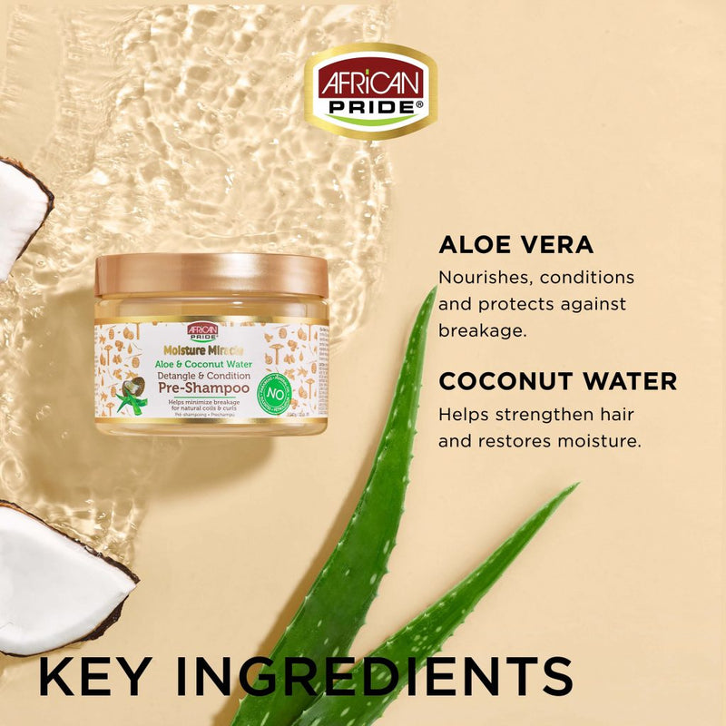 Pre Shampoo 3 Packs ingredients label