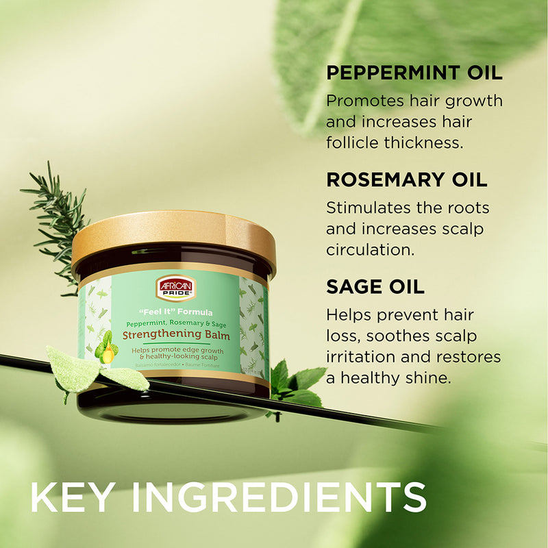Peppermint Rosemary Balm ingredients label
