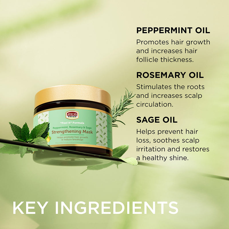 Peppermint Rosemary Mask ingredients label