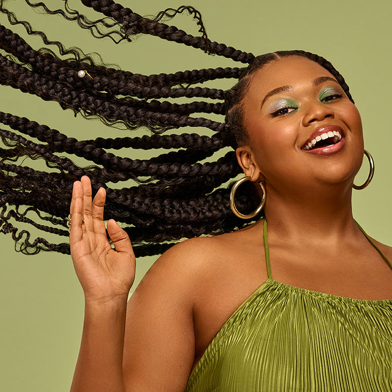 Model with Peppermint Rosemary Oil