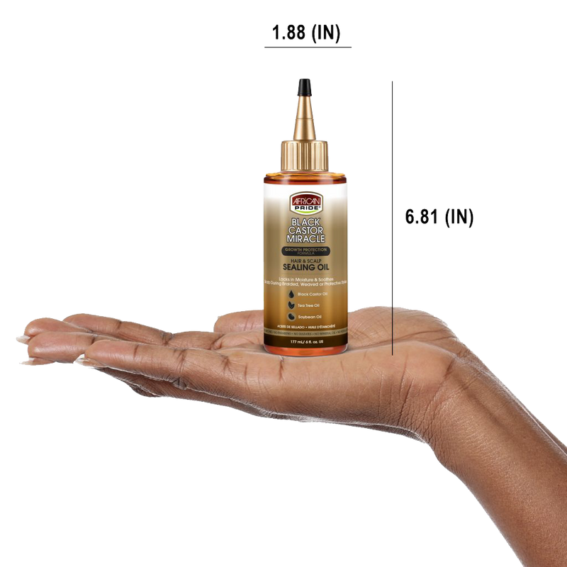 Hair and Scalp Sealing Oil product dimensions