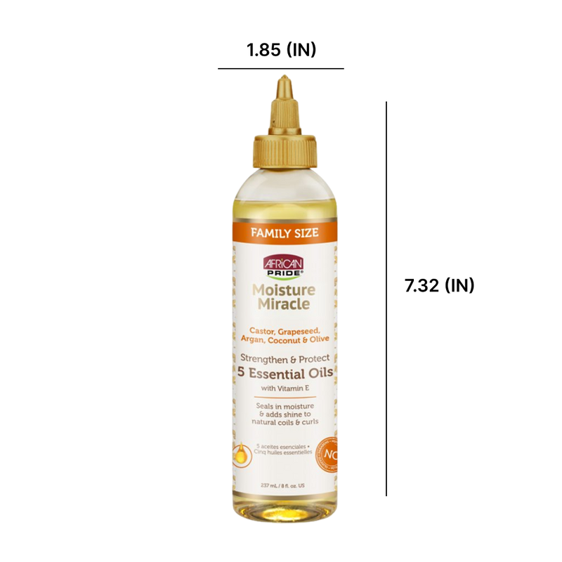 Castor, Grapeseed, Argan, Coconut & Olive 5 Essential Oils, 8oz