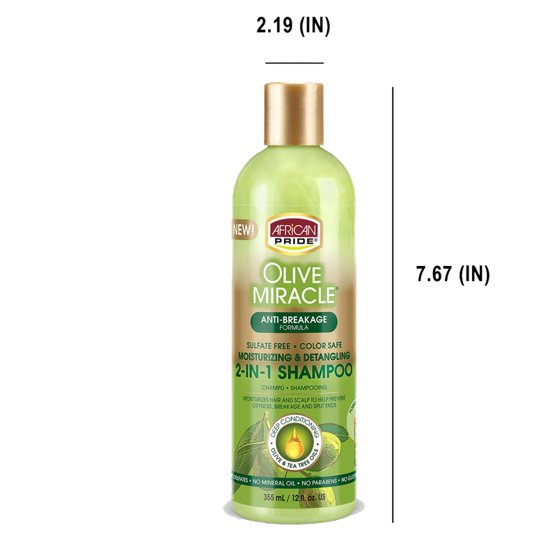 2 in 1 Shampoo product dimensions