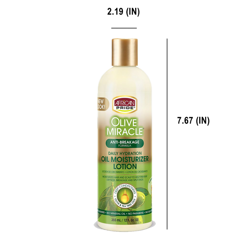 Moist Lotion product dimensions