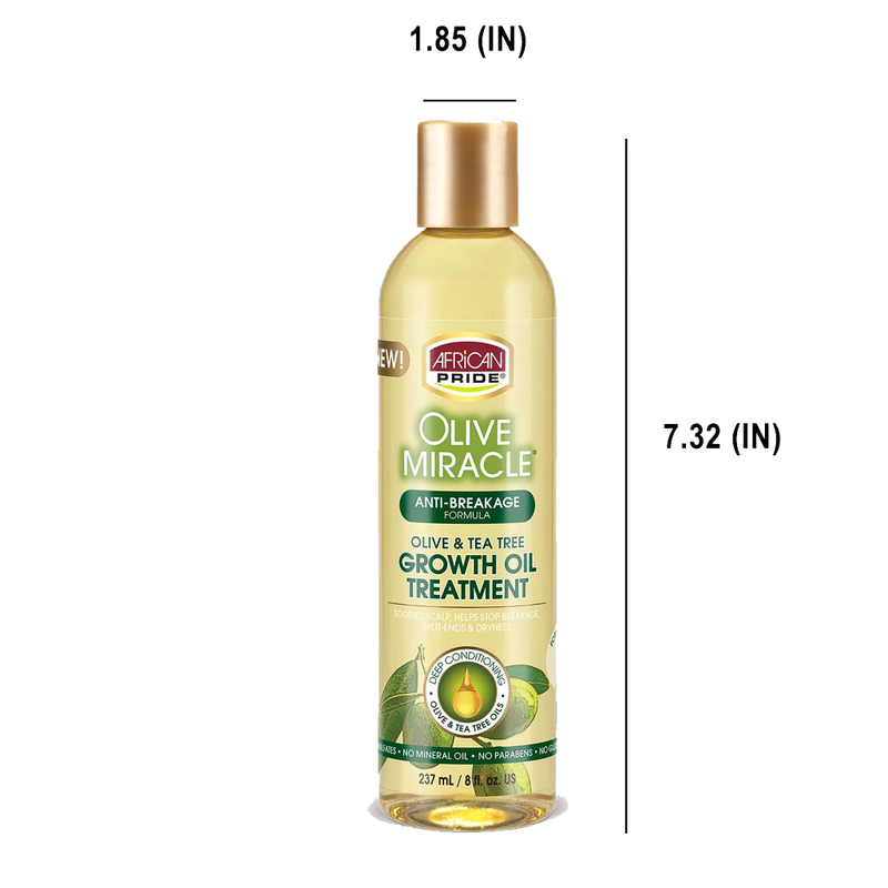 Growth Oil product dimensions