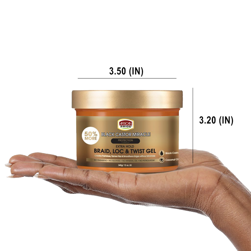 Braid LOC and Twist Gel 3 Packs product dimensions