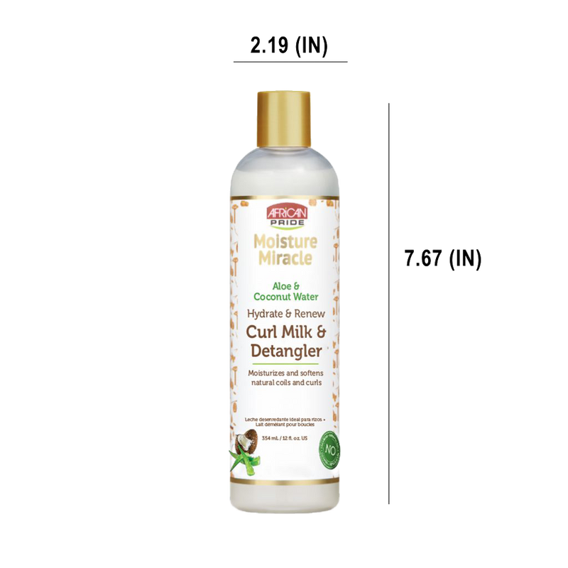Curl Detangler product dimensions