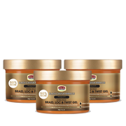 Braid, Loc & Twist Gel (3 Packs)
